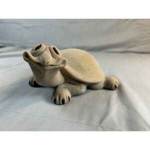 Quarry Critters Thor TurtleFigurine Second Nature Design Faux Stone 2001 Vintage